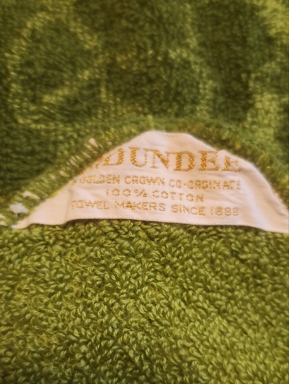 Green Floral Dundee Bath Set